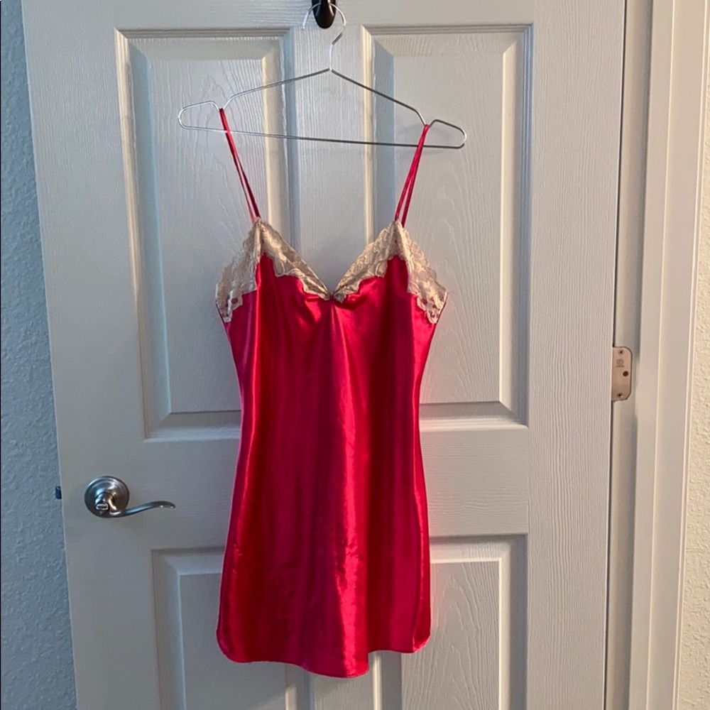 Lace-Trim Slip Nightdress